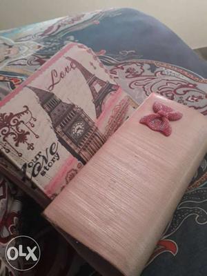 Gray And Pink Books