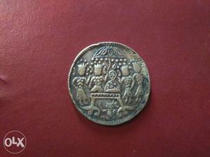 Gray Coin In Varanasi