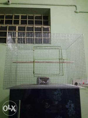 Gray Wired Pet Cage
