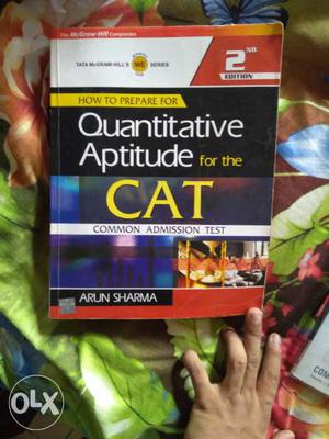 I want to sell my CAT book by Arun Sharma 