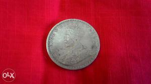 Old Silver George King V Emperor Coin year 