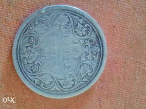 Old antique pure silver coin