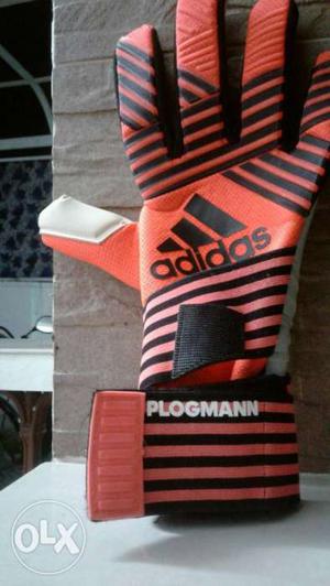 Orange And Black Adidas Gloves