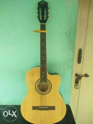 Pluto acoustic guitar. very less used and 2