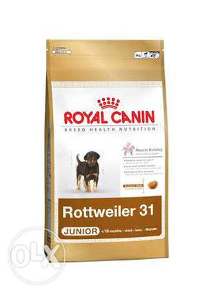 Rottweiler puppy food/gsd royal canin starter nd