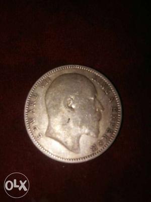 Silver coin  Edward vii king & Emperor