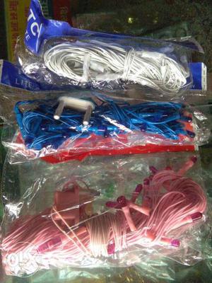 Three White, Blue, And Pink String Light Packages