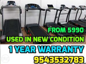 Used Treadmills 1 year warranty  onwards Live a Healthy