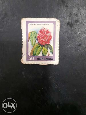 Vintage Indian Stamp