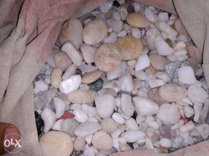 White And Brown fish tank stone 5kg