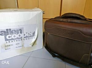 Allen Cooper Brand New Leather Bag (Unused) MRP 