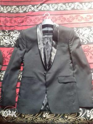 BLACK Tuxedo Suit blazer Single use