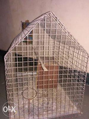 Bird cage with briding box