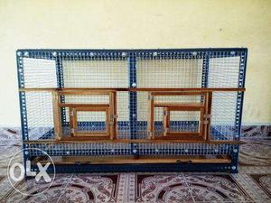 Black And Brown Pet Cage
