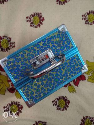 Blue And Silver vanity case