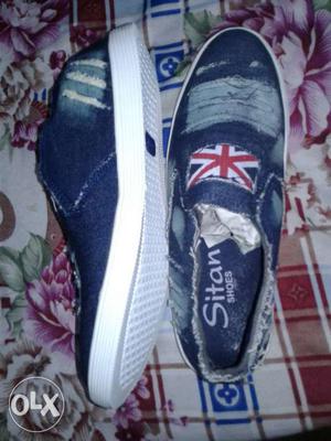 Brand new blue denim shoes for boys all sizes r