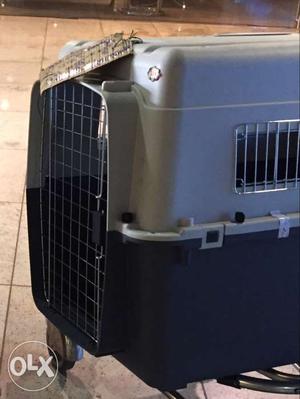 IATA approved large Dog Cage with water and food