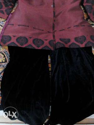 Indo Western sherwani on sale. Wore only once. Size: medium