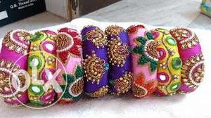 Maggam bangles customised designs