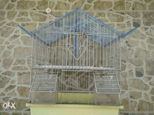 Metal beautiful Birdcage with 2 box for water and food