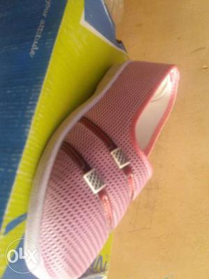 Pink Slip-on Loafer With Box