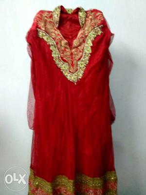 Size - xxl colour - red with dupatta occasion