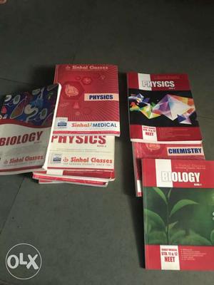 12 th science NEET medical books set of 10