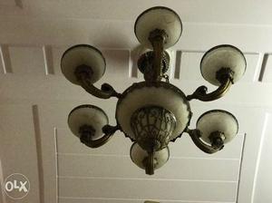 A beautiful antique chandelier in good condition