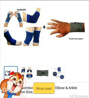All in one combo pack..of knee,ankle, elbow