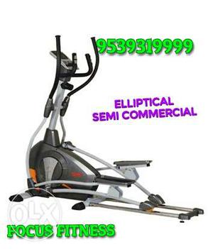 Black And Gray Elliptical Semi Commercial