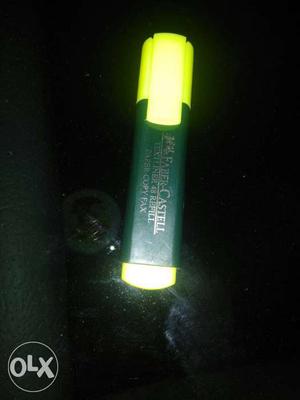 Black And Green Faber-Castell Highlighter