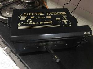 Black Electric Tandoor Electric Grill
