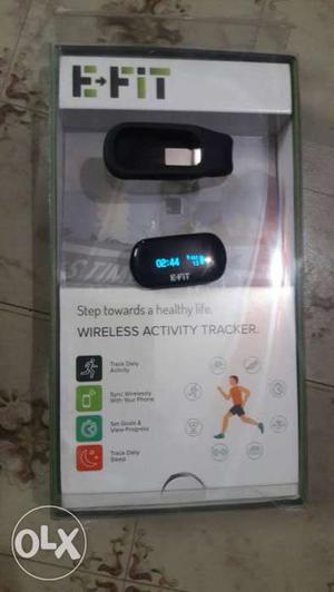 Black F-Fit Wireless Activity Tracker With Window Box