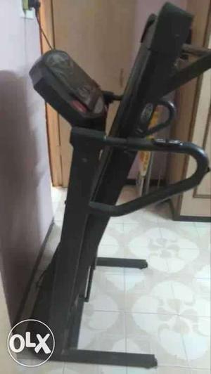 Black treadmill in good condition. Mrp ...