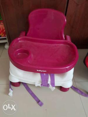 Booster seat from babyoye. Can be folded into a