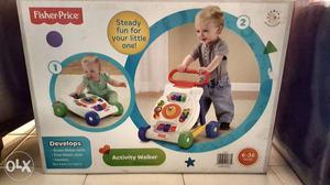Brand new fisher price musical activity walker