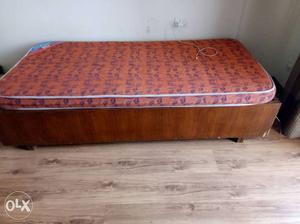 Brown And Blue Floral Mattress