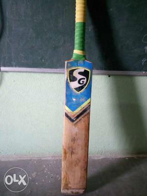 Brown And Blue SG Wooden Cricket Bat