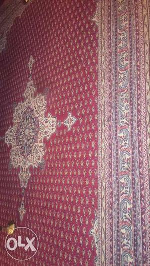 Brown And Maroon Floral Textile