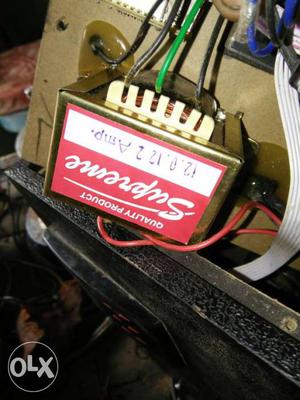 Brown And Red Supreme Amp