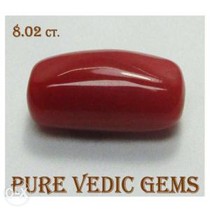 Buy Non-Treated, Italian 8.02ct Red-Coral for potentiating