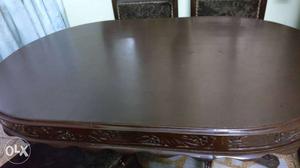 Dining Table with six chairs. Good condition for