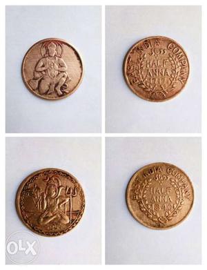 East India company coin Year  and 