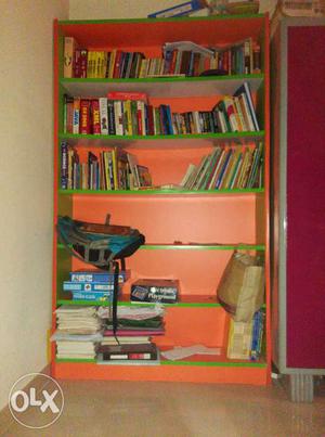 Green And Orange Shelf