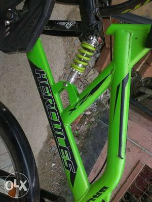 Green Hercules Full-suspension Bicycle