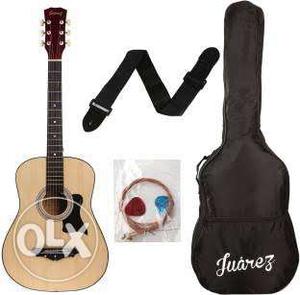 Guitar acoustic with full kit new