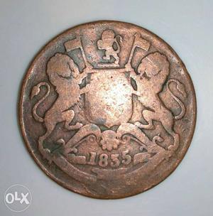 Half Anna Coin of East India Company