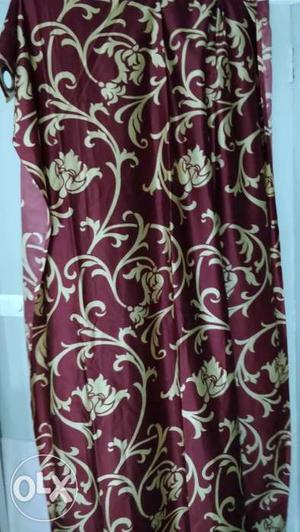I have total 10pc curtains in Red color. 4pc 10ft