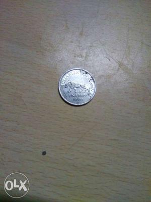 Indian old 1 rupees coin