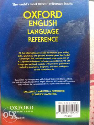 OXFORD English language reference books New
